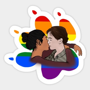 Ellie and Dina - The Last of Us Part 2 Sticker